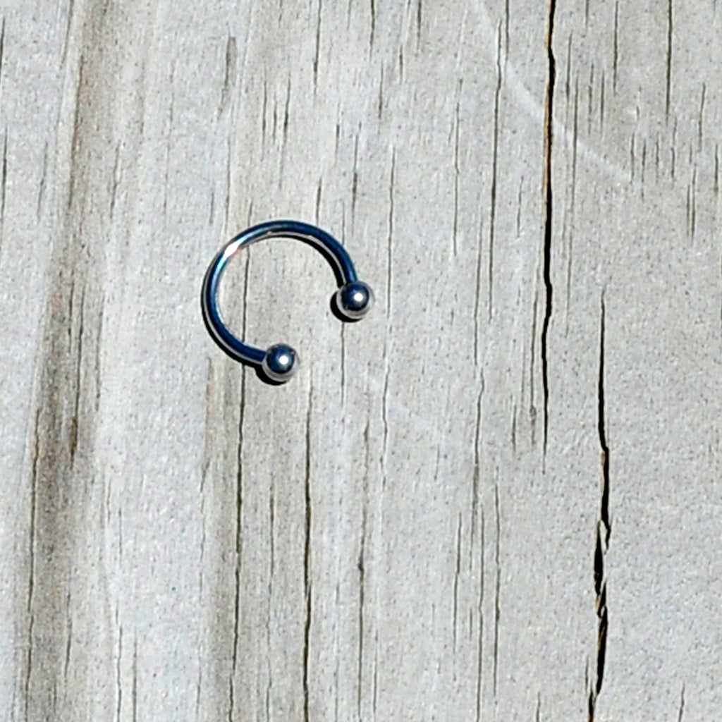 16G 5/16 Stainless Steel Horseshoe Circular Barbell