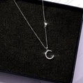 Trendy Moon Charm Choker Necklace for Women