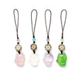 Cell Phone Strap Charm Pendant Cartoon Fox Phone Charm Hanging Keychain for Women Phone Decorations Charm