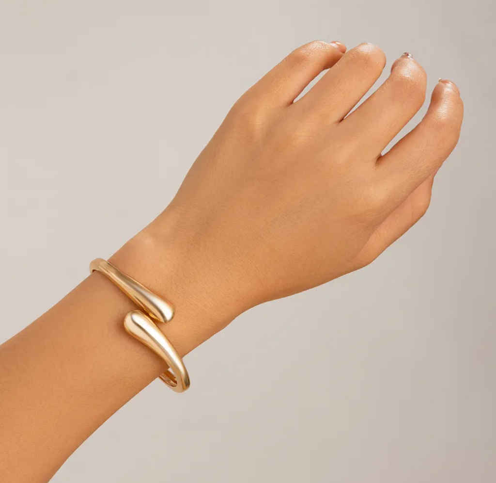 Geometric Metal Choker & Bracelet