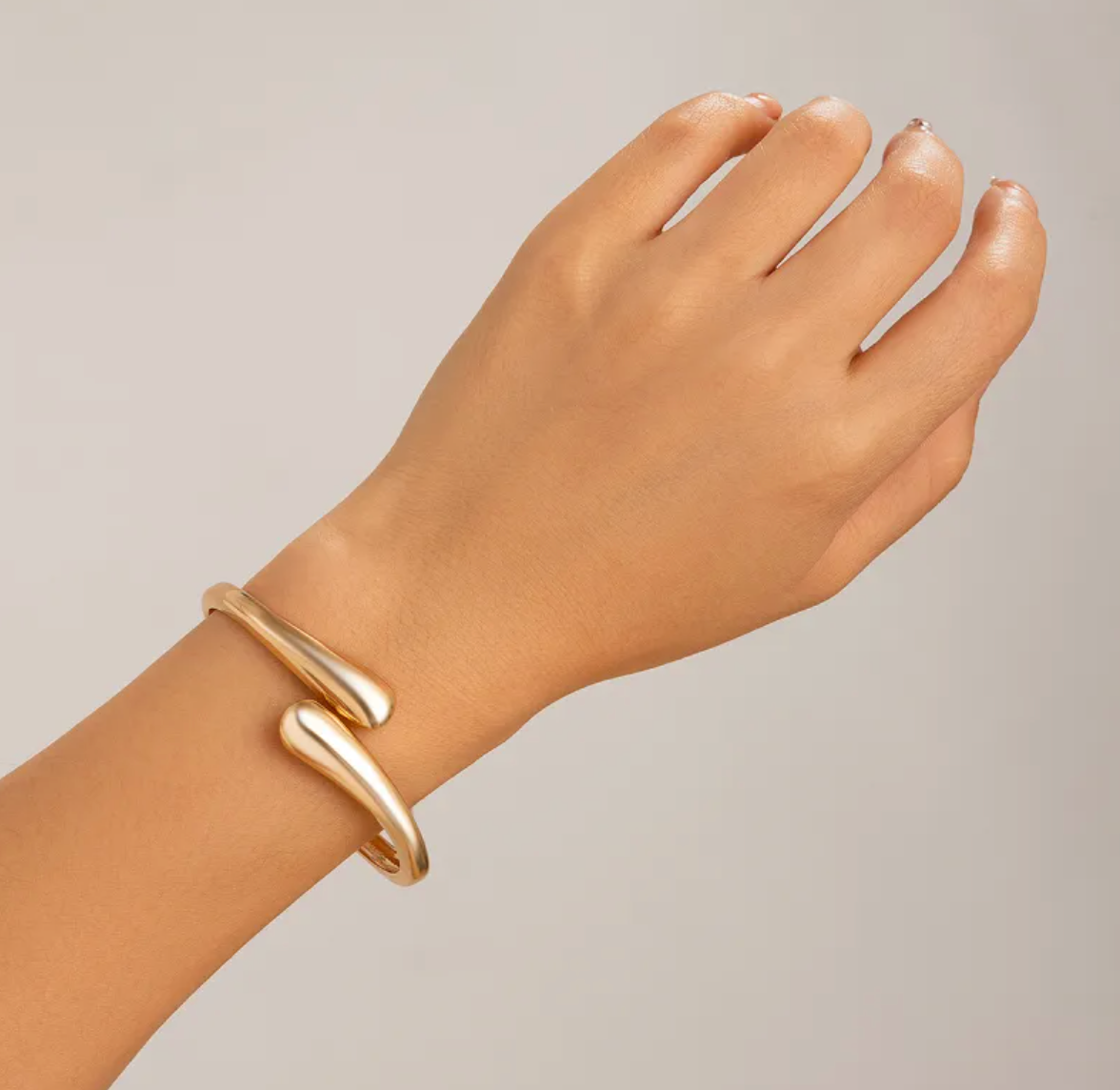 Geometric Metal Choker & Bracelet