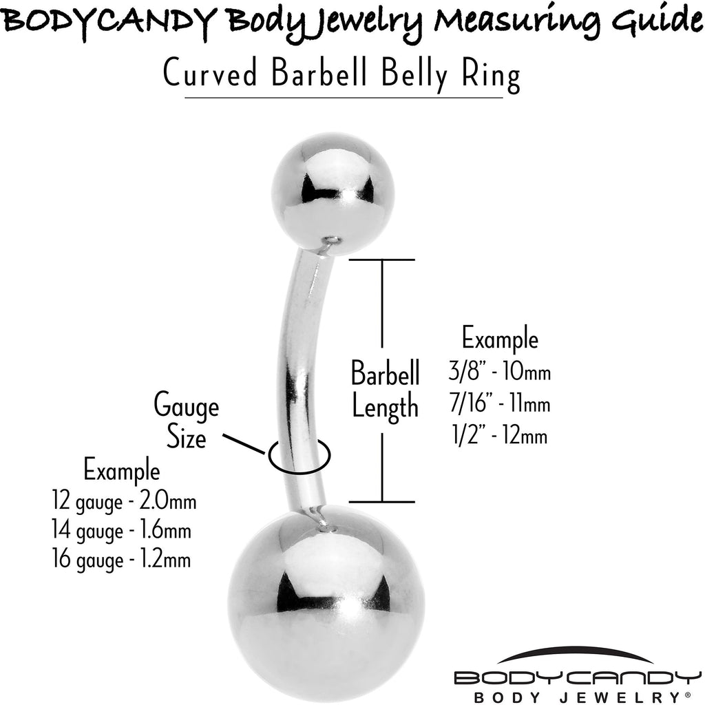 Black Bat Heart Halloween Pink Green Belly Ring