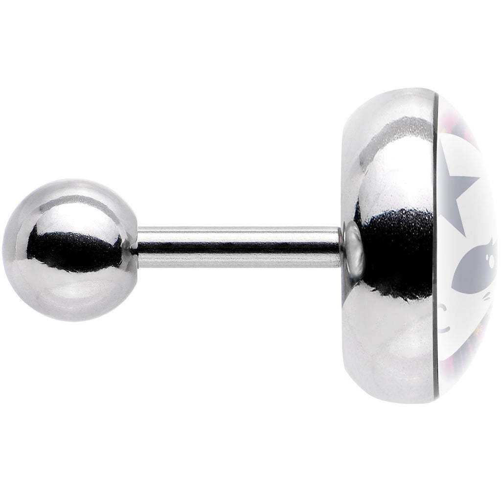 Star Tie Dye Alien Tragus Cartilage Earring