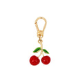 Coach Womens Collectible Cherry Cluster Charm - (Jewelry Charm for Necklace & Bracelet) (Size 1.1"L) Charm Only