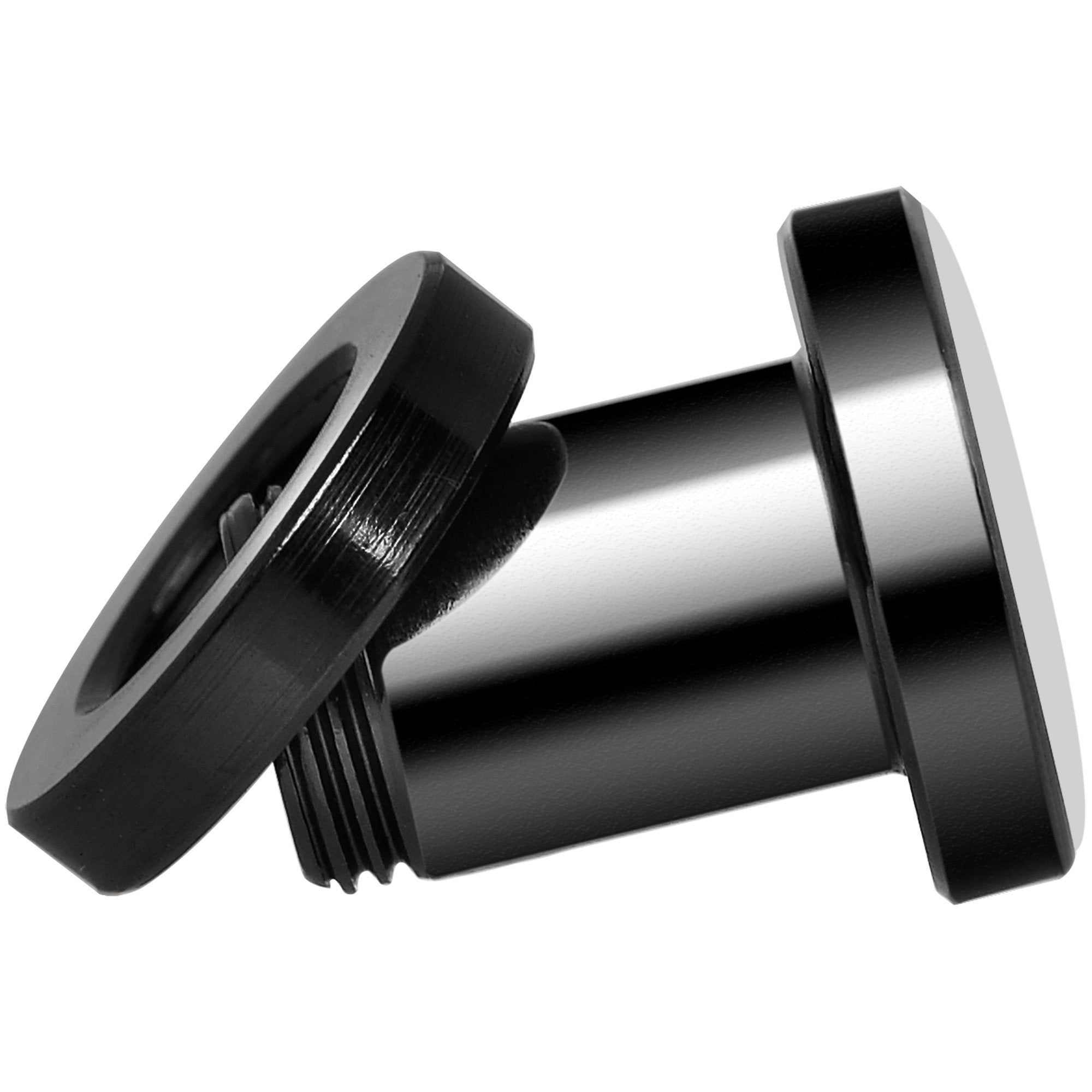 Undead Bride and Groom Halloween Black Anodized Plug Set 2G