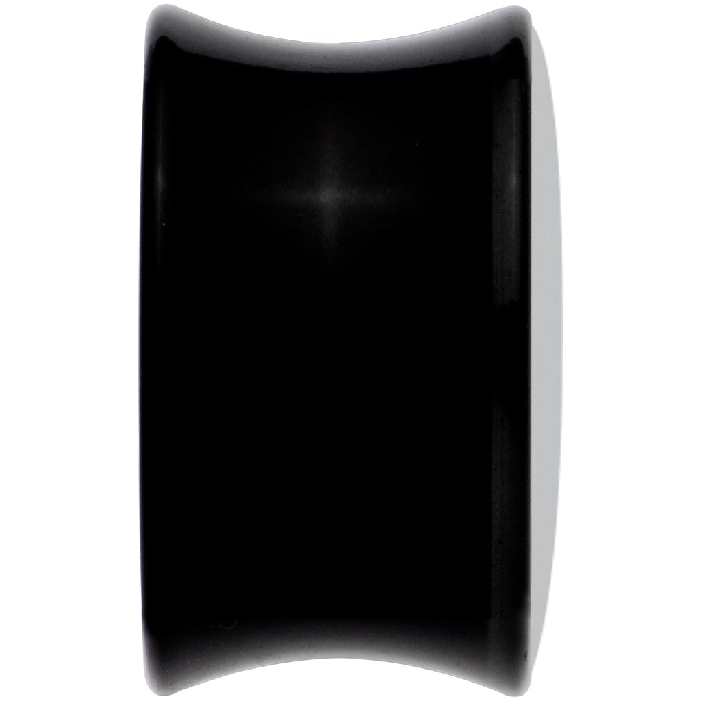 Black Acrylic Green American Flag Saddle Plug Set 5/8